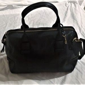 Navy Fossil Purse